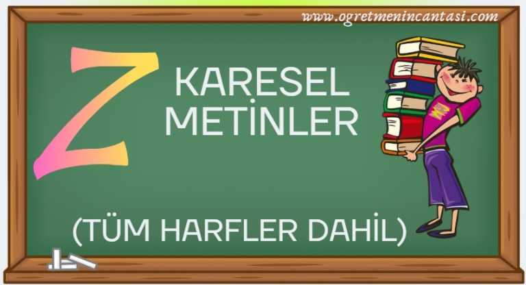 Karesel Hızlı Okuma Metinleri Z Harfi (Tüm Harflerden Sonra)