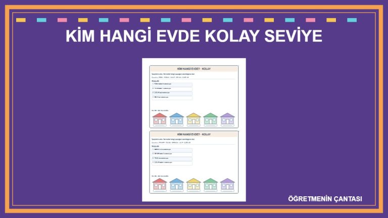 kim hangi evde kolay 20