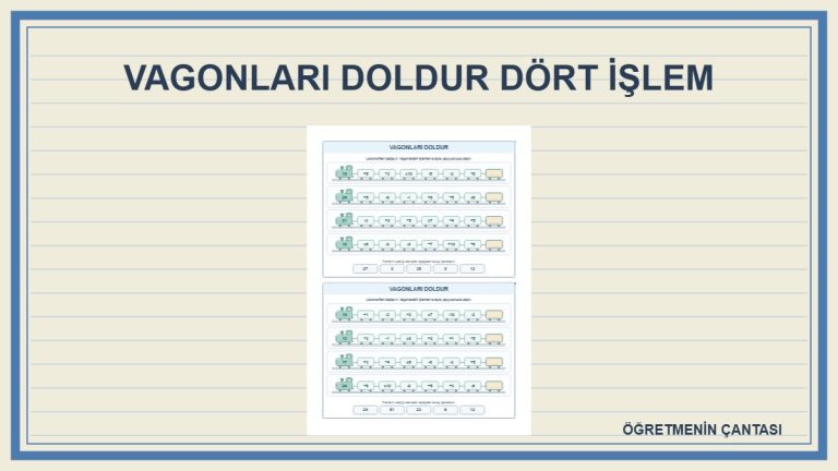 Vagonları Doldur Dört İşlem 49